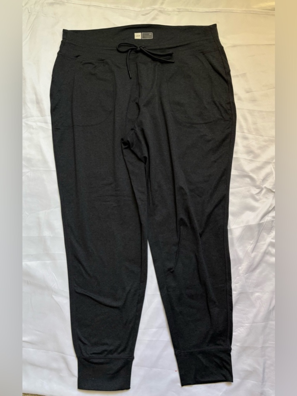 Lole Women’s Soft Lounge Joggers – Heather Dark Gray – Size XL